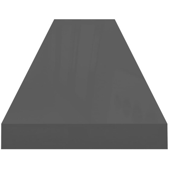 Ράφι Τοίχου VidaXL από MDF 120x23.5x3.8 cm - Γκρι image 3