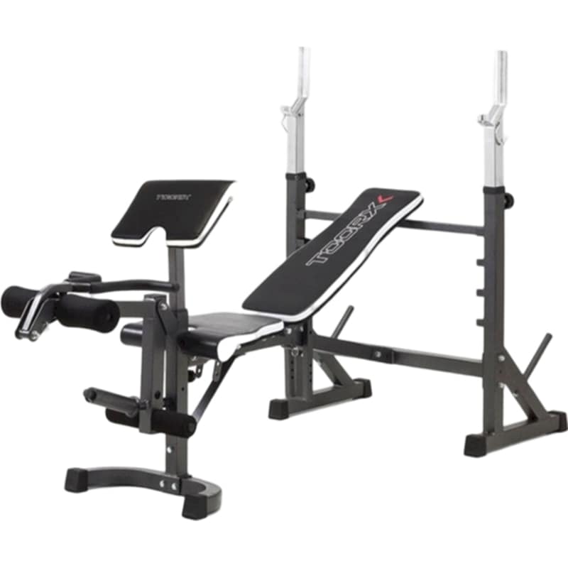 Ρυθμιζόμενος Πολλαπλών Χρήσεων Πάγκος Γυμναστικής Toorx WBX-90 207x92.5x131.5 cm - Μαύρο/Λευκό