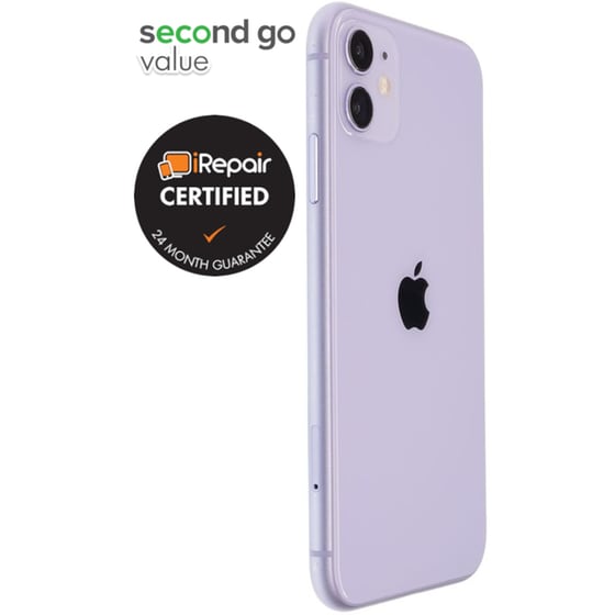 Μεταχειρισμένο Apple iPhone 11 64GB Purple second go value Certified by iRepair image 3