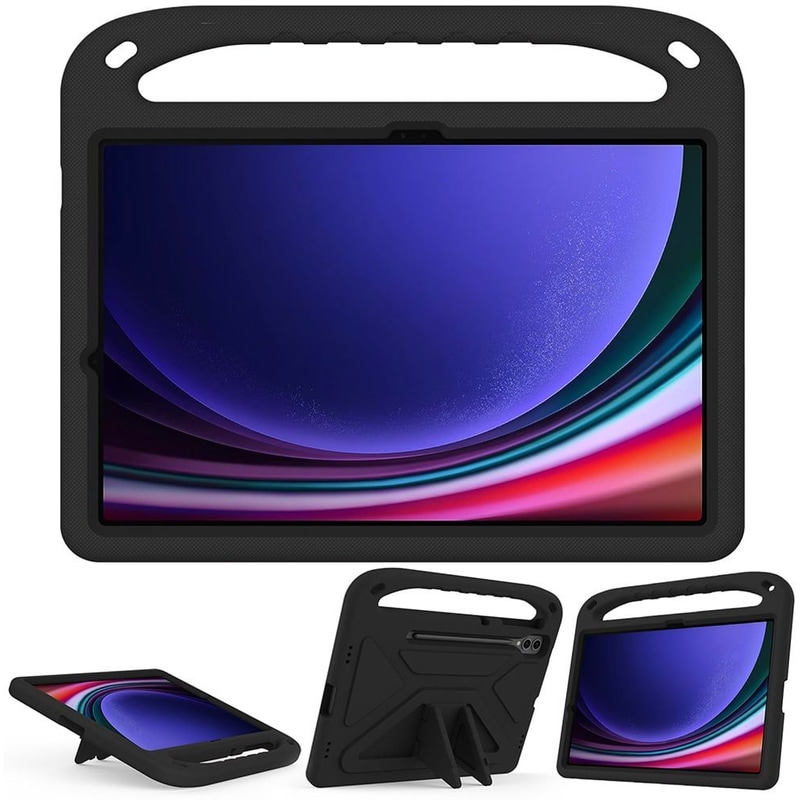 SONIQUE Θήκη Tablet Samsung Galaxy Tab S9 Plus 12.4 - Sonique Jazzy Kidsafe - Μαύρο