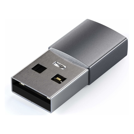Αντάπτορας Satechi USB-A male σε USB-C female Ασημί image 1