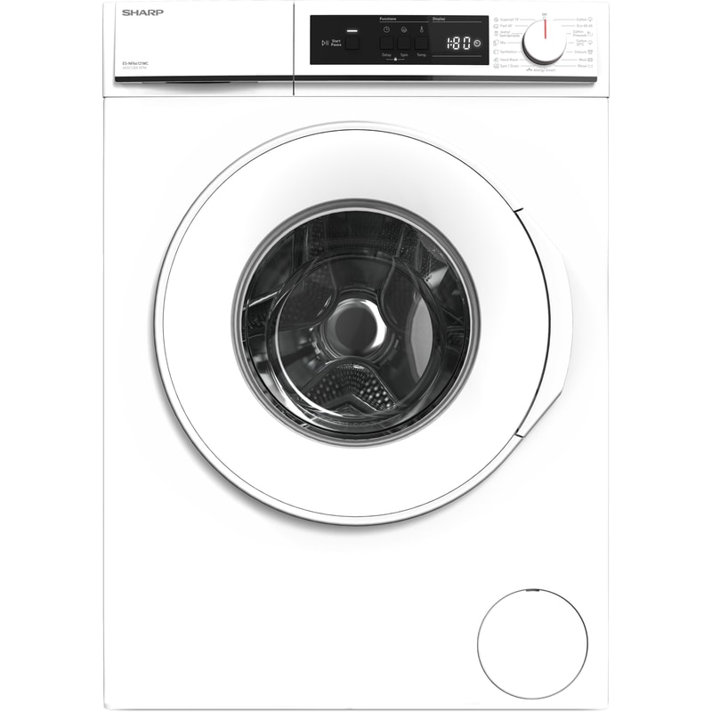 SHARP ES-NFA6121WC-EE 6 kg 1.200 Στροφές Λευκό Πλυντήριο Ρούχων