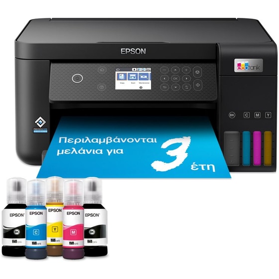 Epson EcoTank L6260 Εγχρωμο Πολυμηχάνημα Inkjet A4 με WiFi, Ethernet, Duplex Print (C11CJ62402) image 0