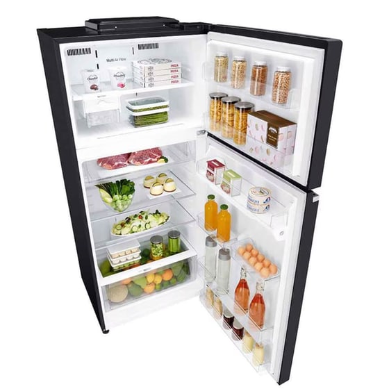 LG GTB744BMBED Total No Frost 506 Lt Μαύρο Γυαλί Δίπορτο Ψυγείο image 7