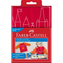 Ποδιά Ζωγραφικής Faber Castell Κόκκινο