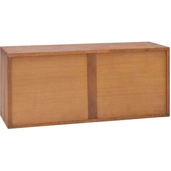 Έπιπλο Τηλεόρασης Vidaxl από Μασίφ Ξύλο 90x30x40cm - Kαφέ image 3