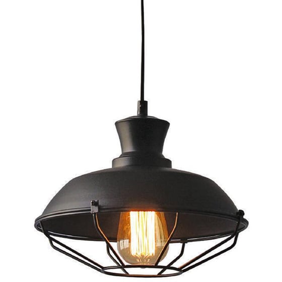 Φωτιστικό Οροφής Μονόφωτο Aca Decor Angela Ks1463p1bk 26x26x20 cm - Μαύρο image 0