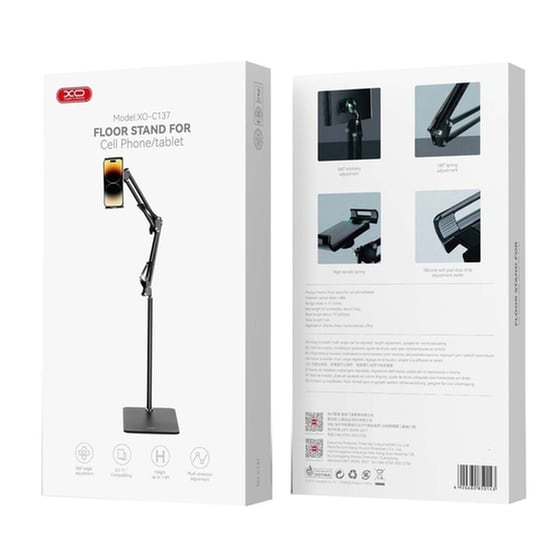 Βάση Στήριξης Επιδαπέδια XO C137 - Black image 5