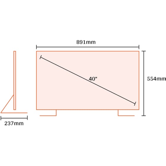 Kydos QLED 40" Full HD Smart Τηλεόραση K40VF22SQ00 image 2