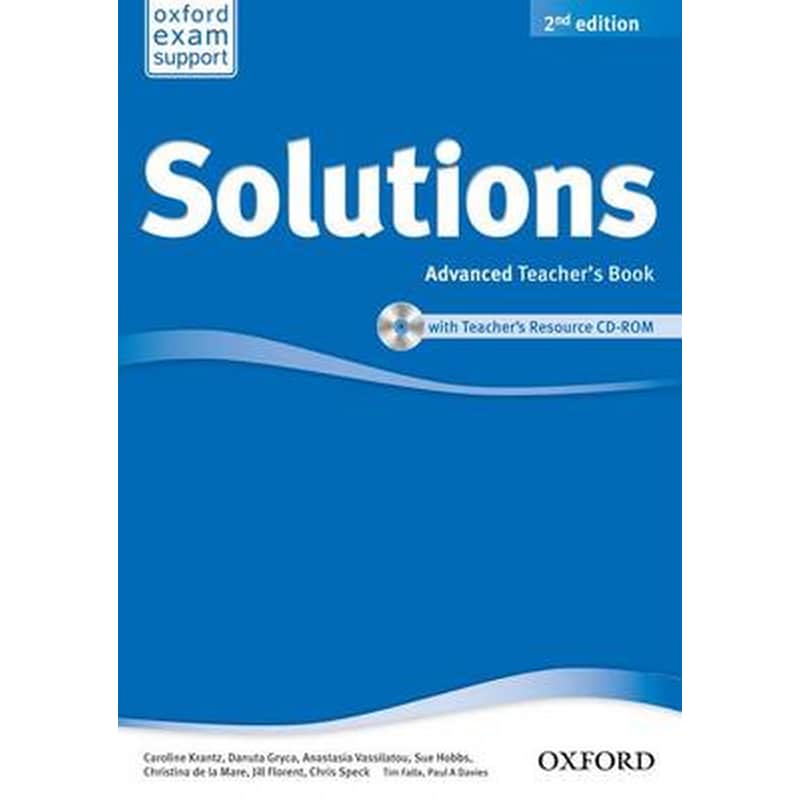 Solutions: Advanced: Teachers Book and CD-ROM Pack