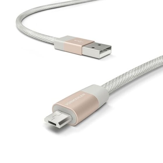Καλώδιο δεδομένων Vonmählen The Luxury Cable Usb to Micro Usb 1m - Rose Gold image 1