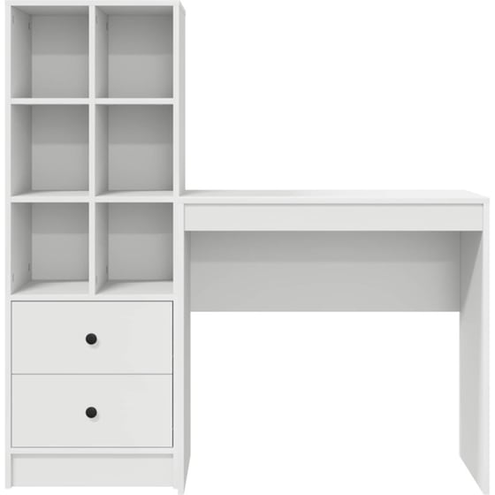 Γραφείο VidaXL 125,5x40x127 cm - Λευκό (2 τεμ.) image 5
