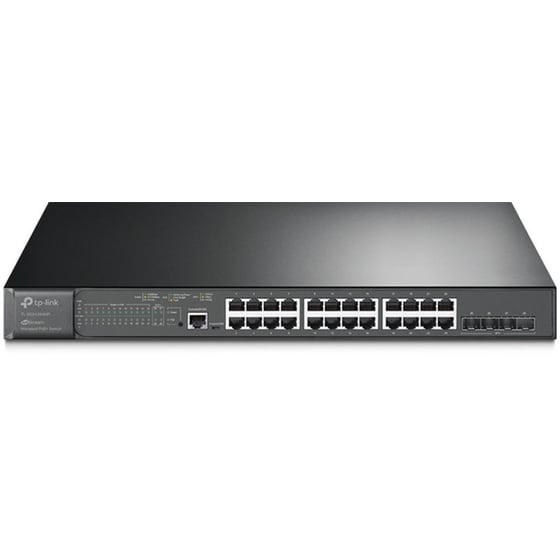 TP-Link TL-SG3428XMP Network Switch Managed L2/L2+/L3 Gigabit Ethernet (1000 Mbps) 24-Port PoE Support 1U image 0