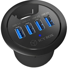 Icy Box IB-HUB1403 USB Hub 4-Port USB 3.0 συμβατό με USB-A