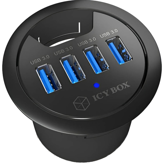 Icy Box IB-HUB1403 USB Hub 4-Port USB 3.0 συμβατό με USB-A image 0