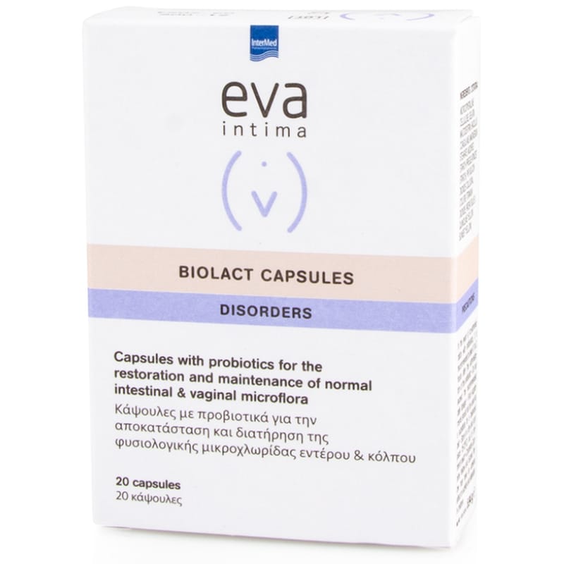 Προβιοτικά Intermed Eva Intima Biolact - 20 κάψουλες