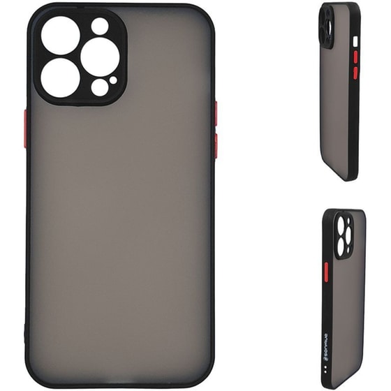 Θήκη Apple iPhone 14 Pro Max - Sonique Color Button Bumper - Μαύρο image 0