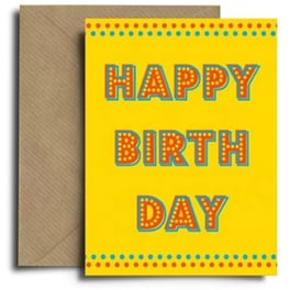 Ευχετήρια Κάρτα Spread The Magic Happy Birthday Dots