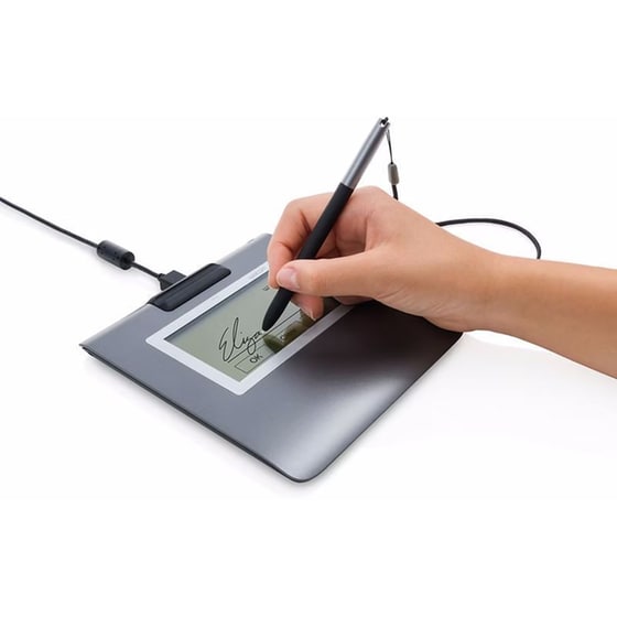 Γραφίδα & Ταμπλέτα Σχεδίασης Wacom STU-430 - Γκρι image 2