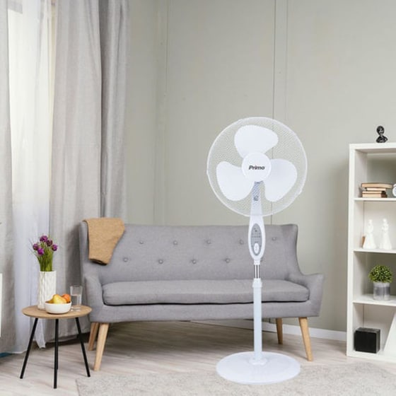 PRIMO PRSF-80644 Ανεμιστήρας Δαπέδου 50W 40cm με Τηλεχειριστήριο image 1