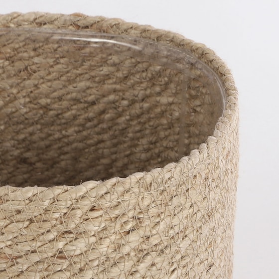 Καλάθι Αποθήκευσης Edelman 1070038 Ψάθινο Φ16x16 cm - Μπεζ image 4