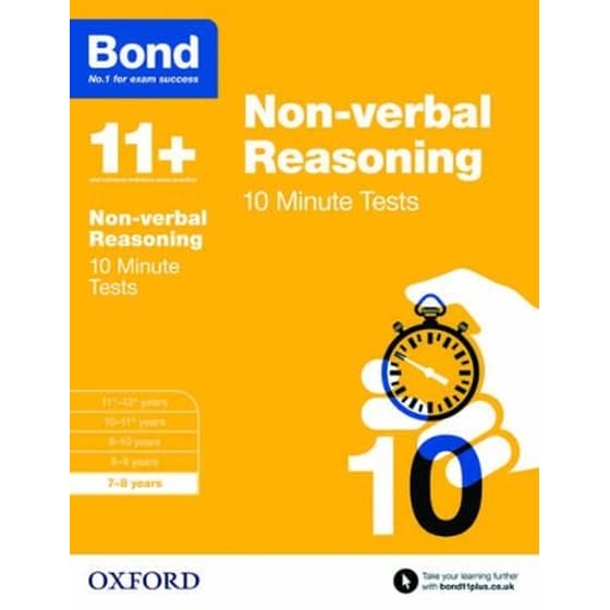 Bond 11+: Non-verbal Reasoning: 10 Minute Tests image 0