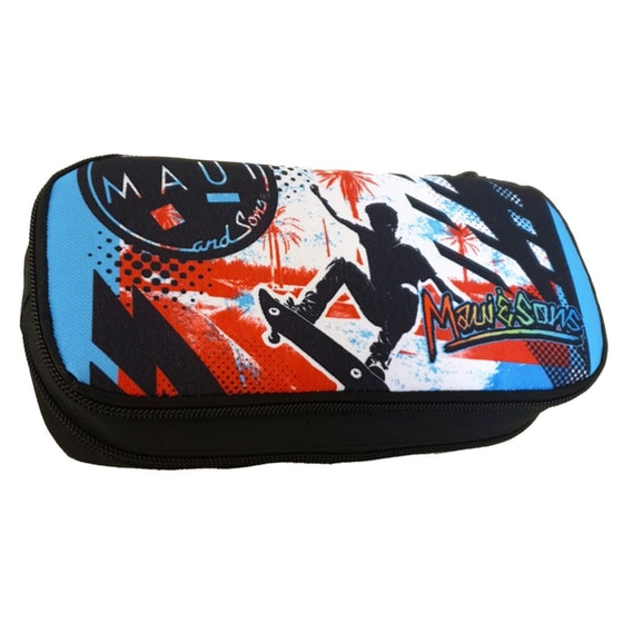 Κασετίνα Βαρελάκι Maui & Sons Skate Διπλή image 0