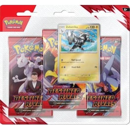 Pokémon TCG: Scarlet & Violet -  Destined Rivals 3 Booster Blister 1 Τμχ - Τυχαία Επιλογή Σχεδίου
