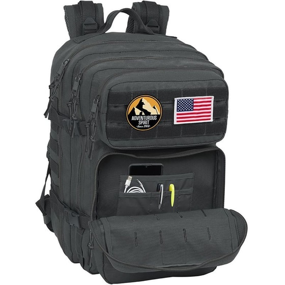 Τσάντα Πλάτης Safta Military Gray image 3