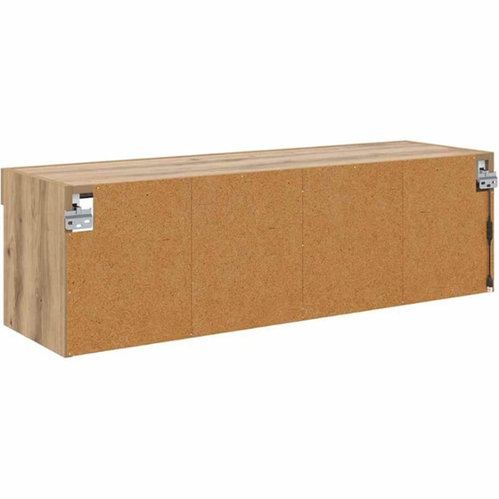 Έπιπλο Τηλεόρασης VidaXL Επιτοίχιο με LED 100 x 30 x 30 cm - Artisan Δρυς image 8
