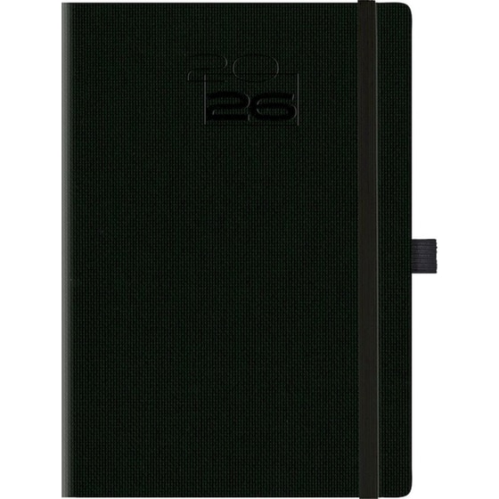 Ημερολόγιο Ημερήσιο 2026 Θεοφύλακτος 12M Dot Plus Μαύρο image 0