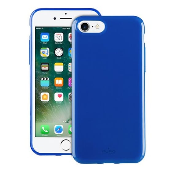 Puro Back Cover Μπλε + Γυαλιά Ηλίου (iPhone SE 2020/8/7) image 1