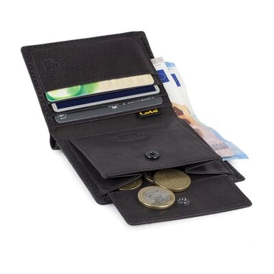 Πορτοφόλι Ανδρικό Δερμάτινο Lois Καφέ Σκούρο image 1