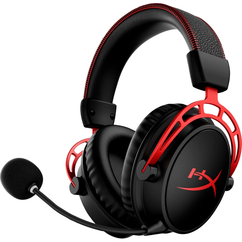 HYPERX HyperX Cloud Alpha Wireless Gaming Ασύρματα Ακουστικά 2.4GHz - Μαύρα/Κόκκινα