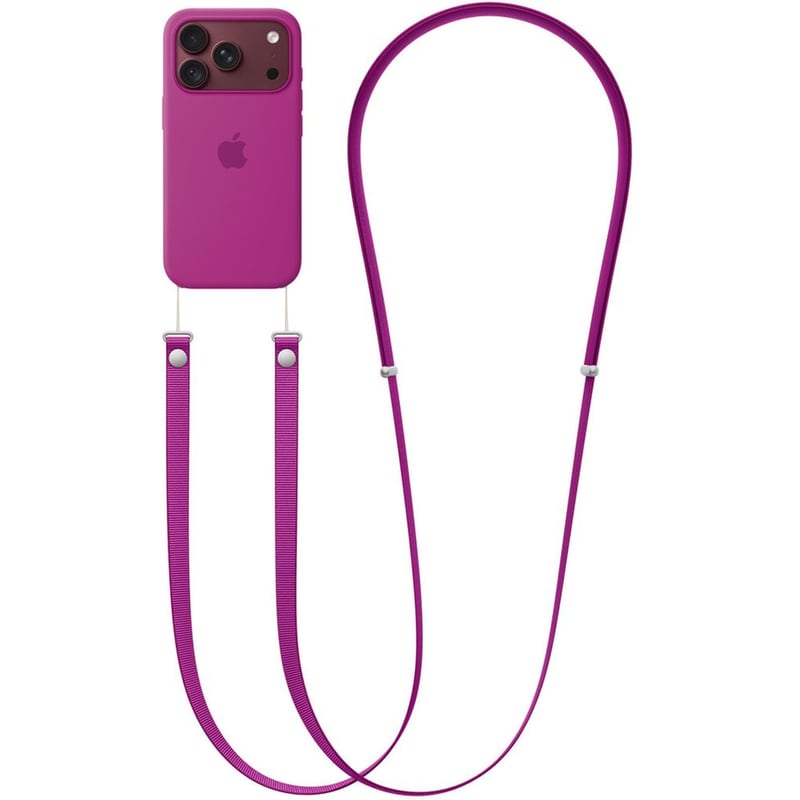 Λουράκι Λαιμού Apple Crossbody Strap για Apple iPhone - Magenta