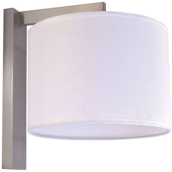 Φωτιστικό Τοίχου Homelighting Lucas 77-3562 - Ασημί/Λευκό image 0