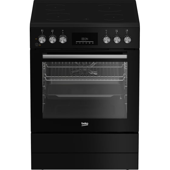 BEKO FBM6730SBCS 72 Lt Μαύρο Ηλεκτρική Κουζίνα Κεραμική image 0