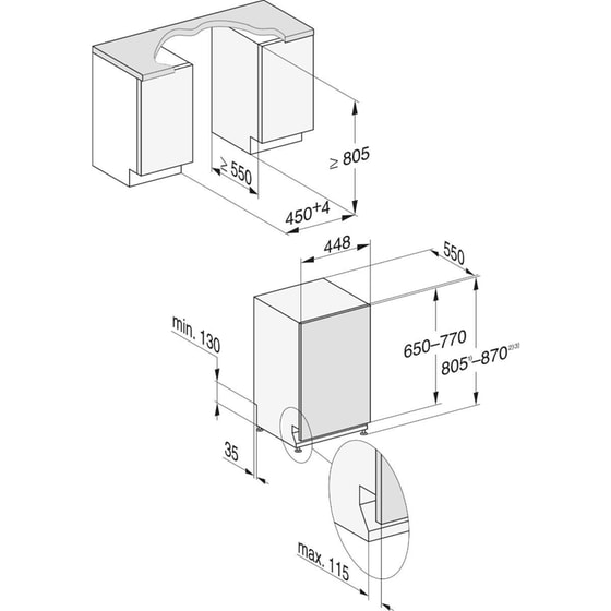 MIELE G 5990 SCVi SL για 9 Σερβίτσια με AutoOpen Πλήρως Εντοιχιζόμενο Πλυντήριο Πιάτων image 7