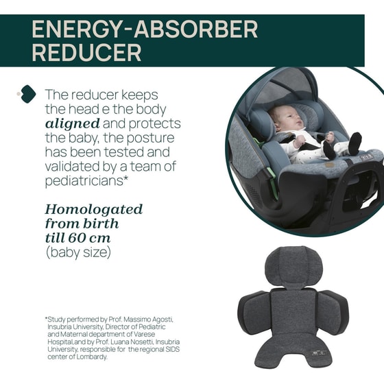 Chicco Βρεφικό/ Παιδικό Κάθισμα Αυτοκινήτου Bi-Seat i-Size Air για Παιδί 40-150 cm Black Air image 3