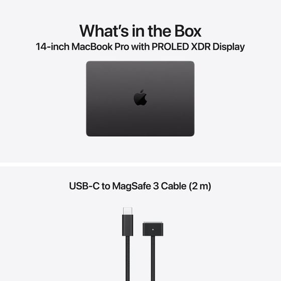 Apple Macbook Pro with PROLED XDR Touch 14" M5 Max Chip (Apple M5 Max 18 Cores/36GB/2TB SSD/32 Cores GPU/macOS) Space Black image 8