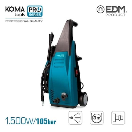 Πλυστικό Μηχάνημα Υψηλής Πίεσης 1500w/105bar Koma Tools Pro 08710 Edm Spain image 1