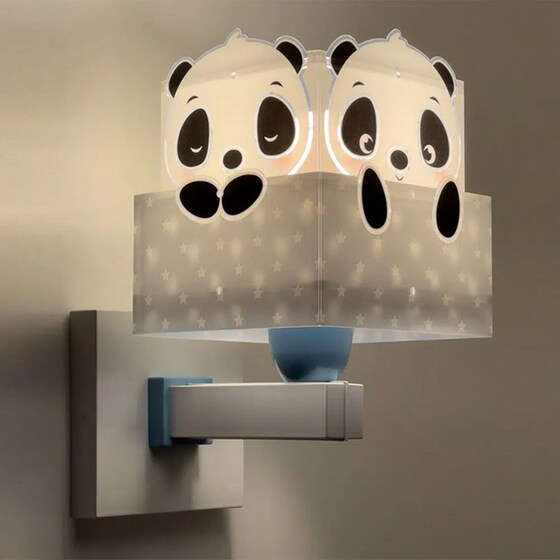 Παιδικό Φωτιστικό Τοίχου Ango Panda 63169T - Γαλάζιο image 4
