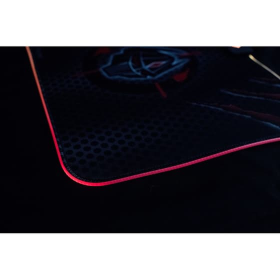 Zeroground Shinto Extreme v2 Gaming Mouse Pad Medium 350mm με RGB Φωτισμό Μαύρο image 3