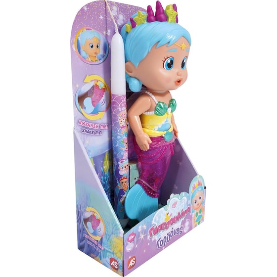 Παιχνιδολαμπάδα Πλατσουλίνια Shimmer Mermaids Κούκλα Μπάνιου - Τυχαία Επιλογή image 8