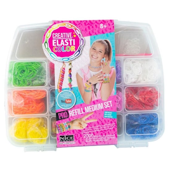 Elasticolor Σετ Λαστιχάκια για κατασκευή Κολιε/ Βραχιόλια image 0