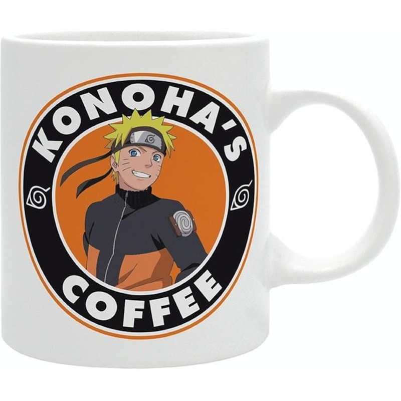 ABYSTYLE Κούπα Abystyle Naruto Shippuden Konohas Coffee Κεραμική 320 ml - Πολύχρωμη