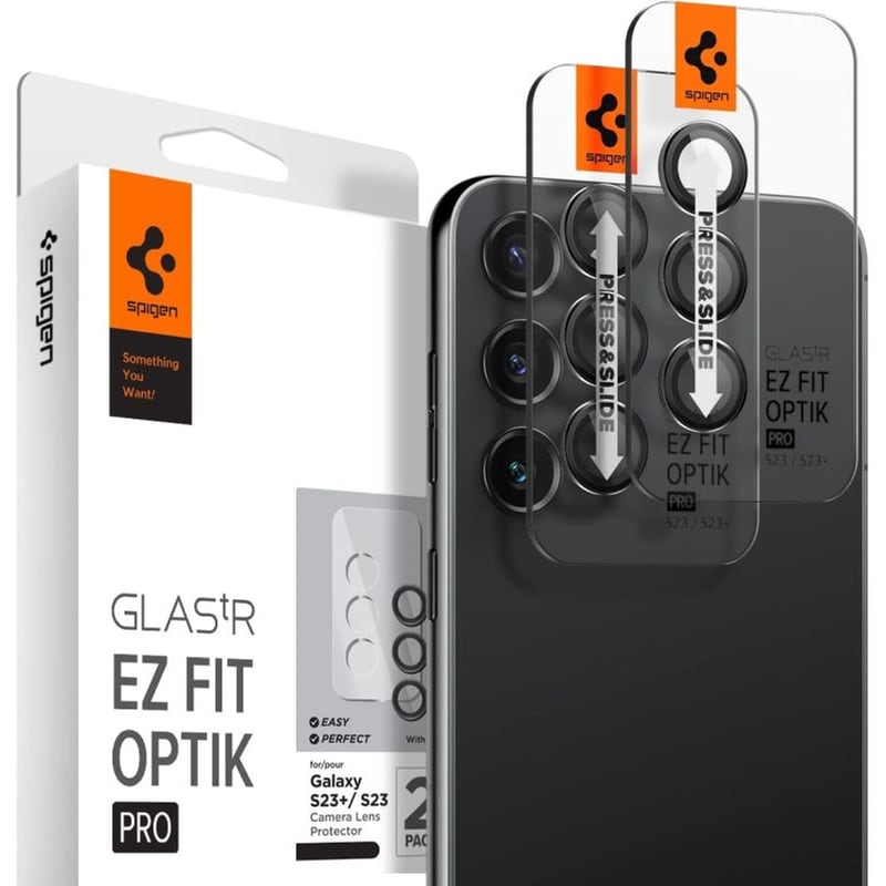 Προστατευτικό καμερών Samsung Galaxy S23 / S23 Plus - Spigen Glass Anti-Scratch 9h (2 Τεμάχια)