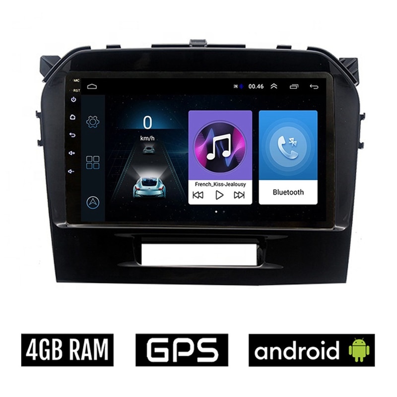 OEM Ηχοσύστημα ΟΕΜ με Οθόνη Αφής 9 Android, GPS, Wi-Fi, Bluetooth - 4GB/64GB για SUZUKI GRAND VITARA (μετά το 2016) - Μαύρο