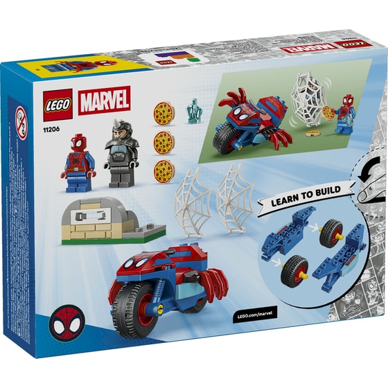 LEGO® Marvel Spidey on his Motorcycle vs. Rhino (11206) image 3