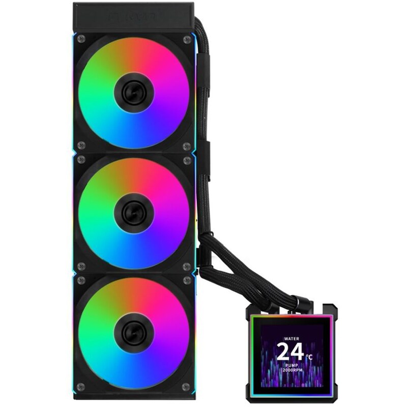 Lian Li HydroShift II Υδρόψυξη AIO CPU με 3 Ανεμιστήρες 120mm και RGB Φωτισμό